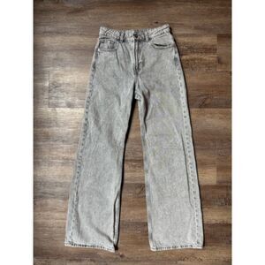 H&M Light Wash High Rise Wide Leg Jeans